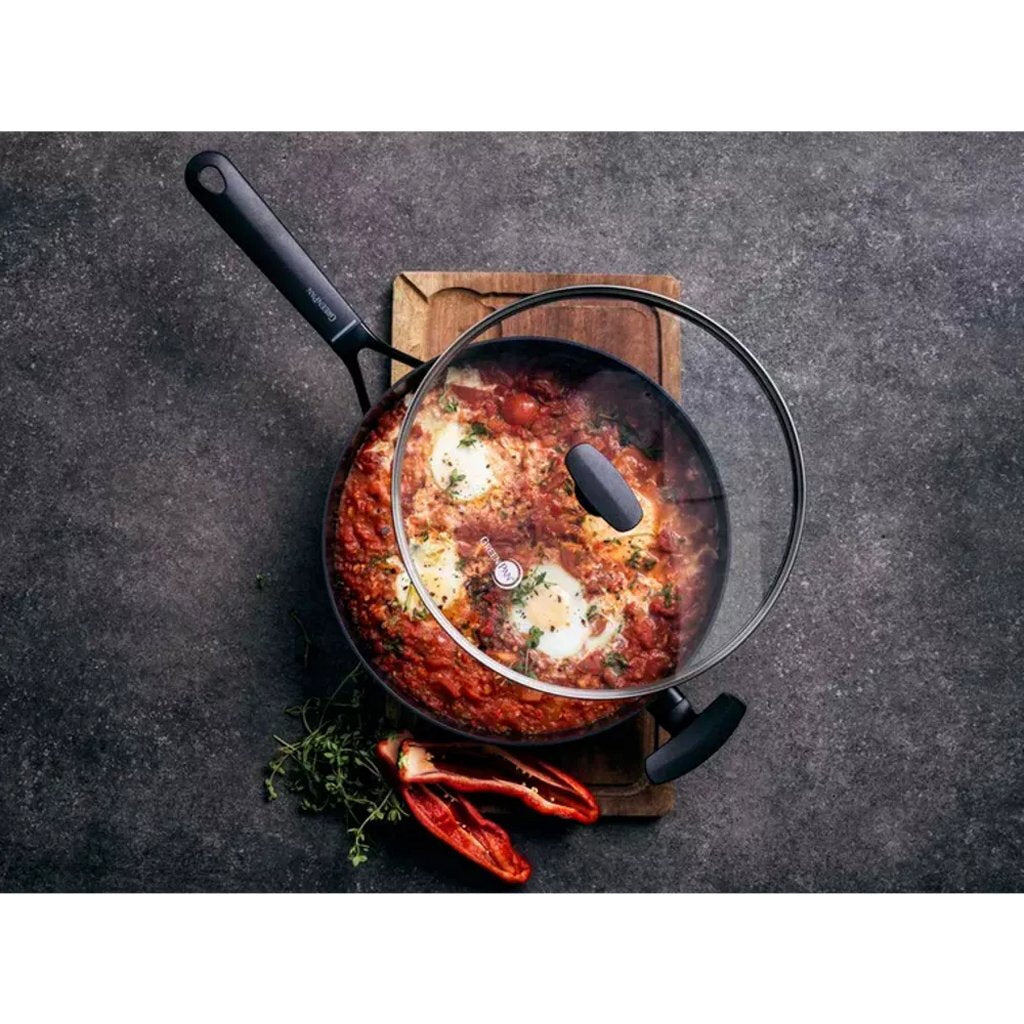 Greenpan smart collection keramische stoofpan met deksel 28 cm zwart