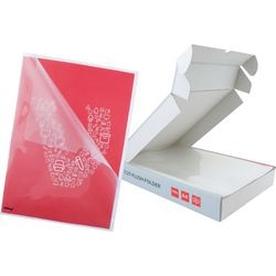 L-hoezen office depot deluxe transparant 100 stuks