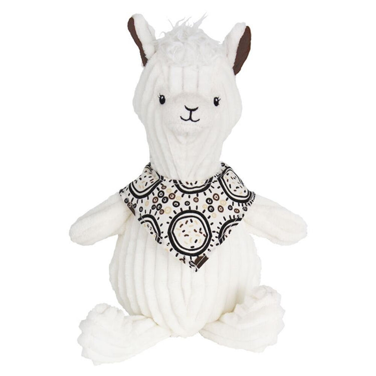 Knuffel in koker, de jonge lama 33 cm