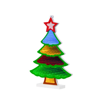 Lumineo infinity lights kerstboom led acryl 5x21,5x32cm