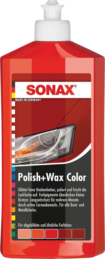 Sonax autopolitur polish wax color nanopro color polish + wax rotss