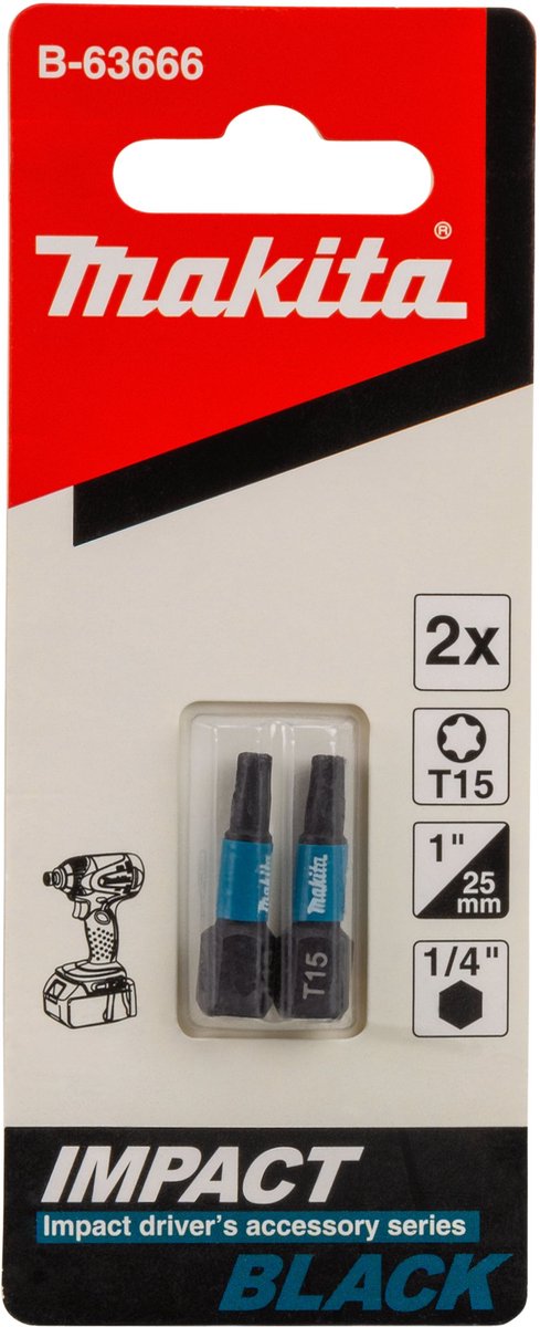 Makita slagschroefbit t15x25mm