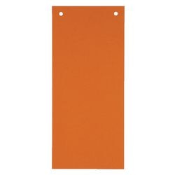 Scheidingsstroken kangaro karton 180g m2 22,5 x 12cm oranje 2gaats rechthoekig