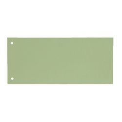Scheidingsstroken kangaro karton 180g m2 22,5 x 12cm groen 2-gaats rechthoekig