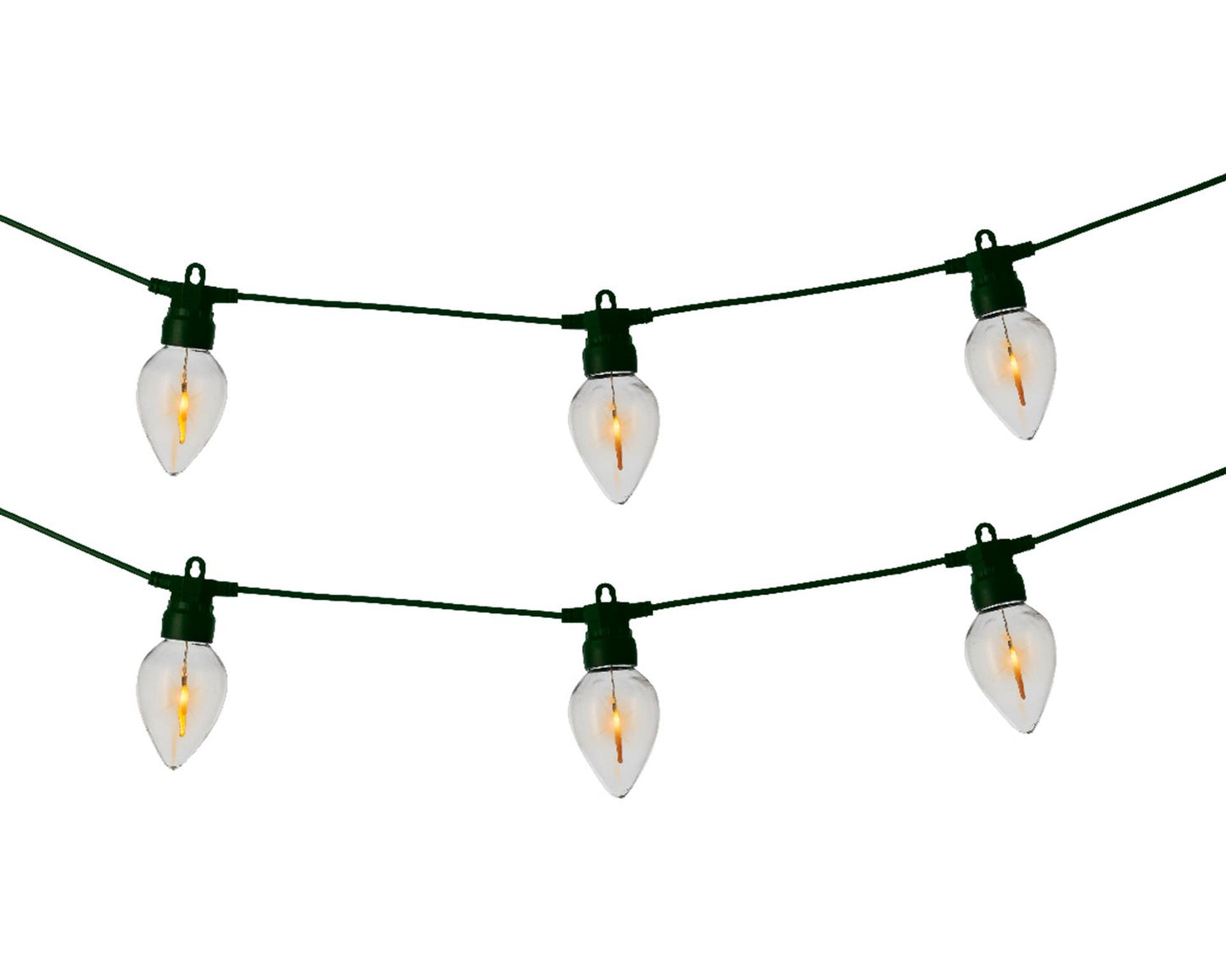 Lumineo led partylight fireflame effect l350cm outdoor startset