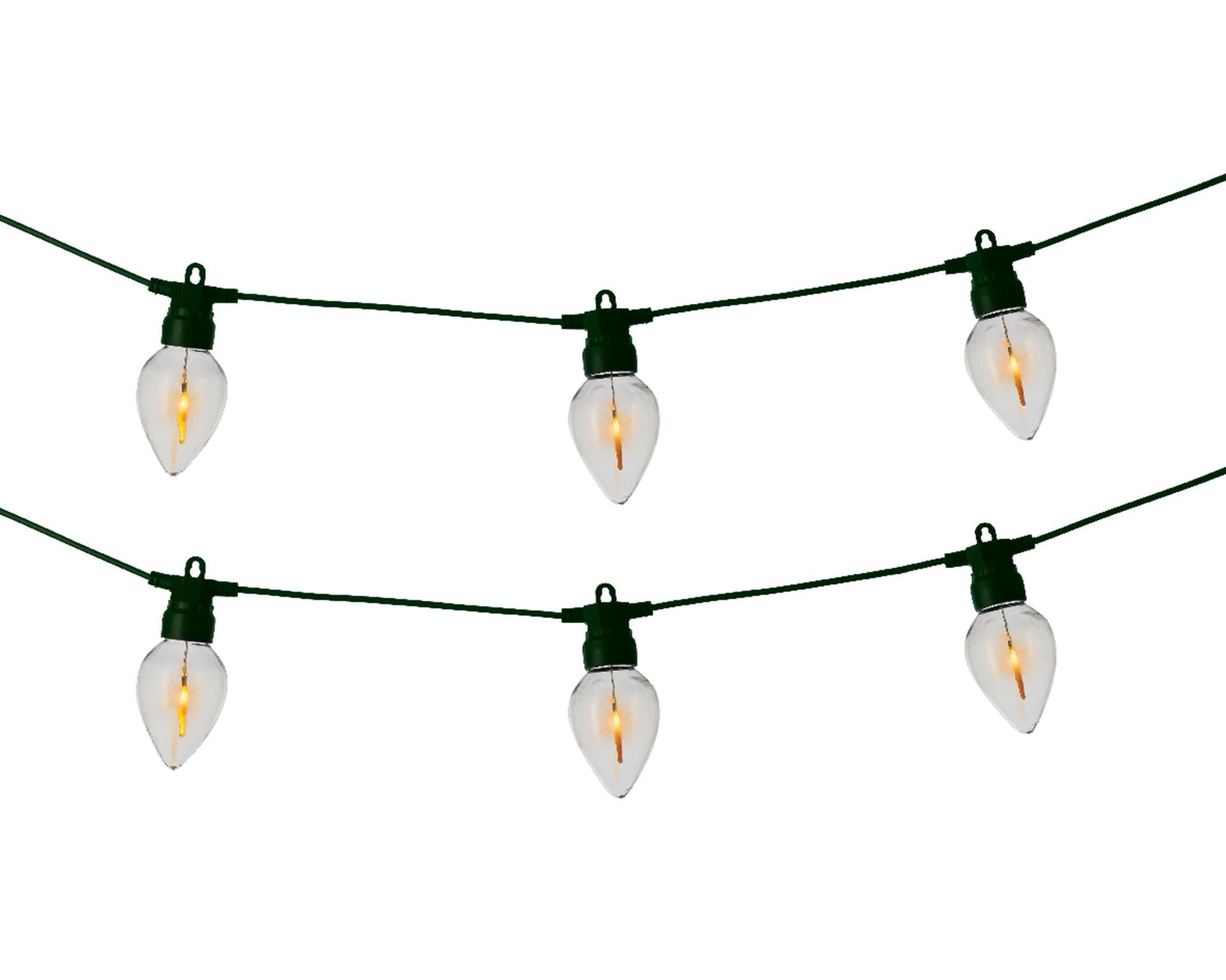 Lumineo led partylight fireflame effect l350cm outdoor startset