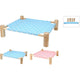 Pets collection dierenbed met hout onderstel 53x48x13cm max15kg