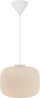 Nordlux milford 30-hanglamp-e27-opaal glas wit