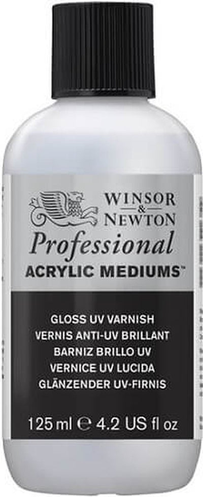 Winsor newton professional acrylic medium uv vernis glans 125ml