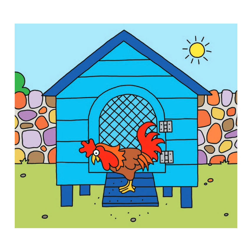 Centraal boekhuis dribbel op de boerderij