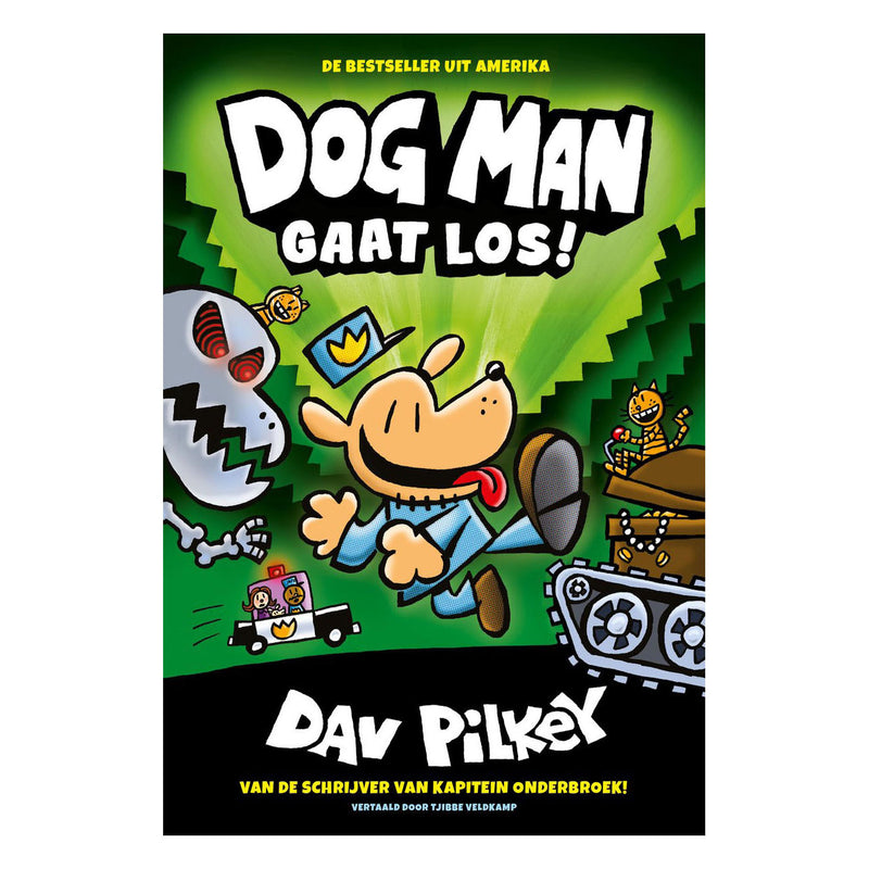 Centraal boekhuis dog man gaat los!