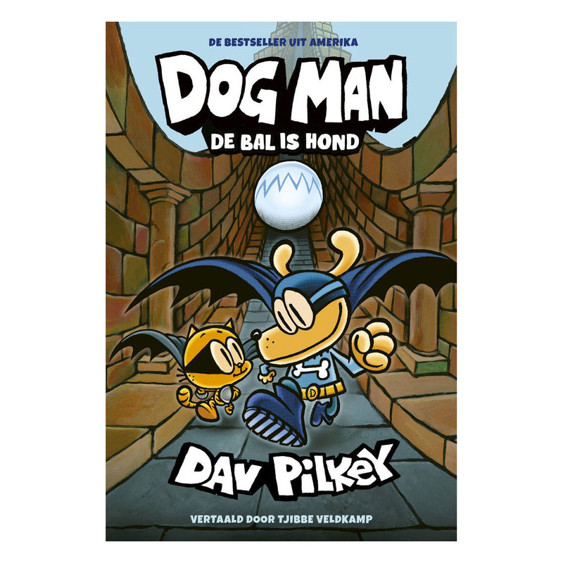 Centraal boekhuis dog man - de bal is hond