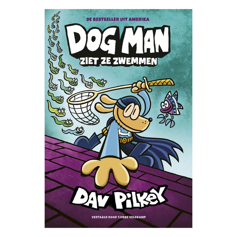 Centraal boekhuis dog man ziet ze zwemmen