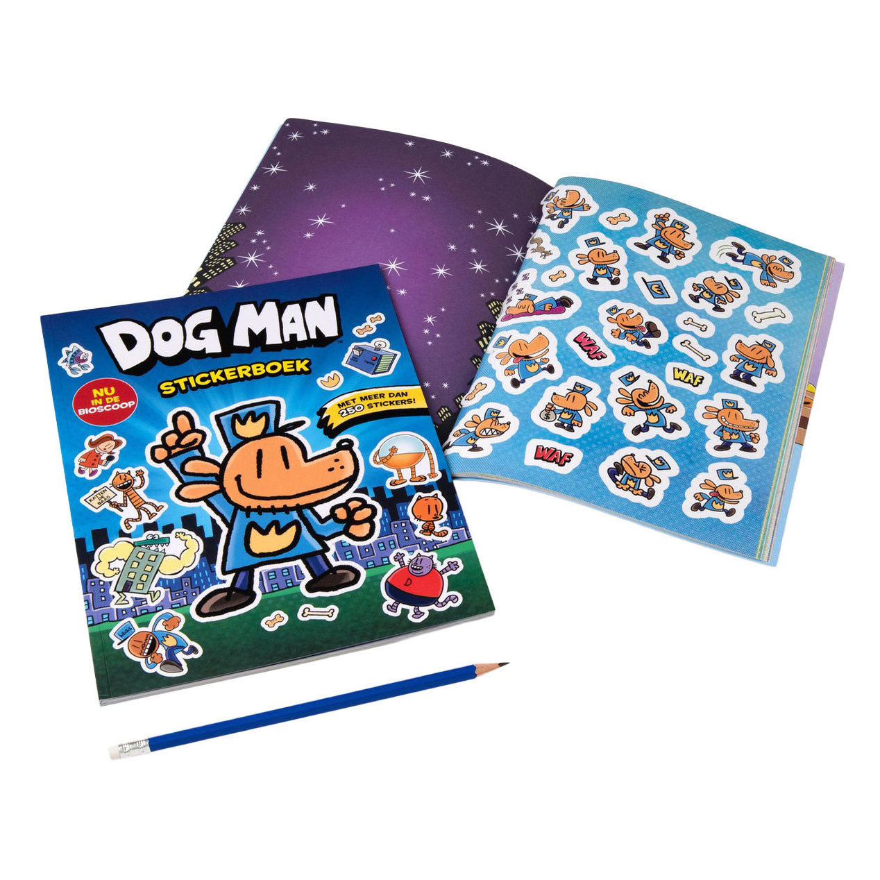 Centraal boekhuis dog man stickerboek
