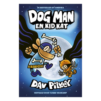 Centraal boekhuis dog man en kid kat