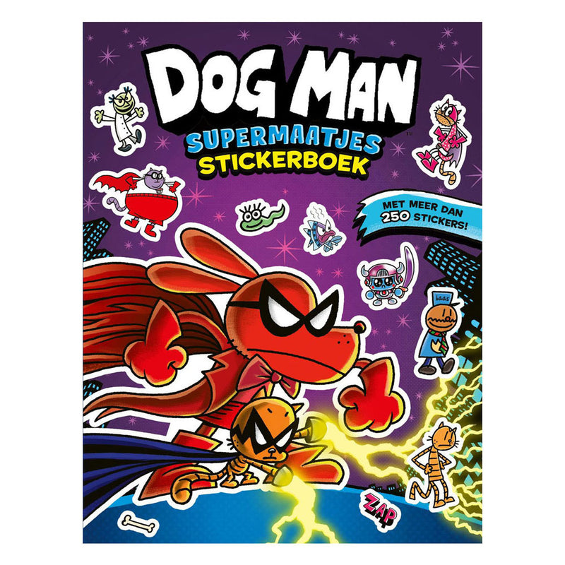 Centraal boekhuis dog man supermaatjes stickerboek