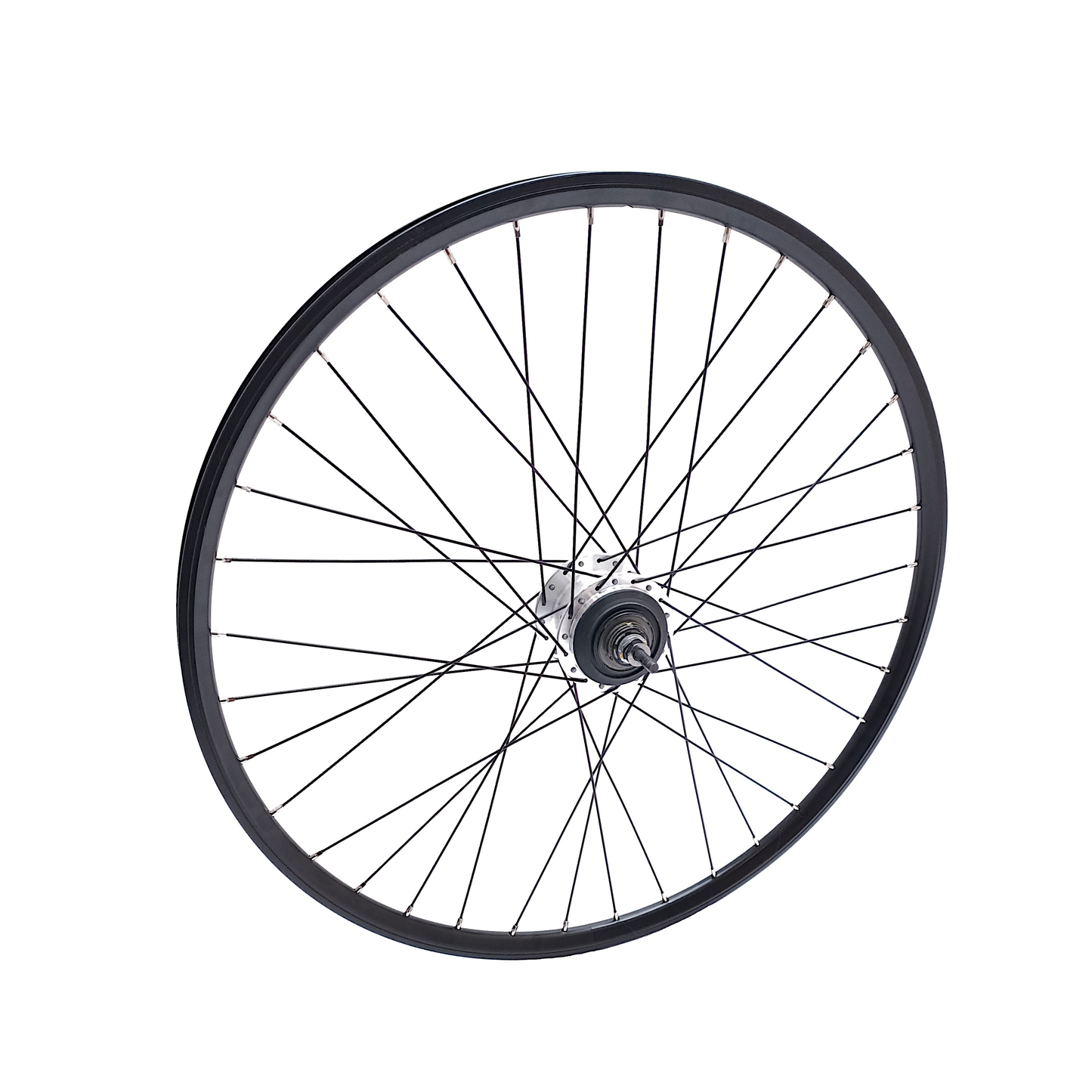 Achterwiel 28 x 1 3 8 Nexus 7 (voor Rollerbrakes) Zwart