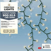 Lumineo kerstverlichting compact 900led warmwit