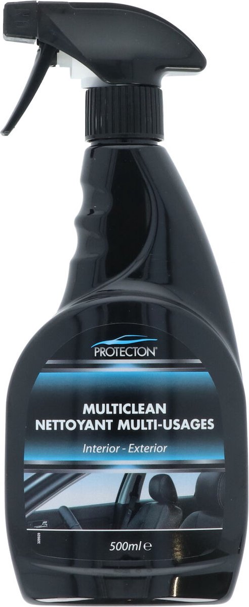 Protecton multiclean interieur exterieur – om kunststof grondig te reinigen te vernieuwen - subtiele zijdeglans afwerking – met aangename fruitige geur - snel gemakkelijk in gebruik - 500ml
