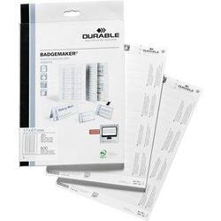 Naamkaartje durable a4 17x67m 600 stuks