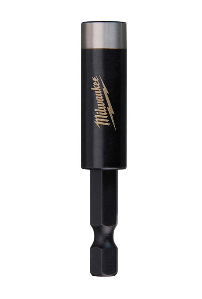 Milwaukee accessoires shockwave magnetische bithouder met ¼ hex opname, 60 mm - 4932352406