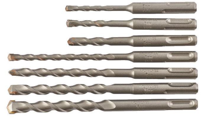 Milwaukee accessoires sds+ contractor set - 7 pc - 4932471244 - 4932471244