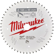 Milwaukee accessoires cirkelzaagblad p alu165x20x2,2x52tf neg. - 4932471296 - afbeelding 2