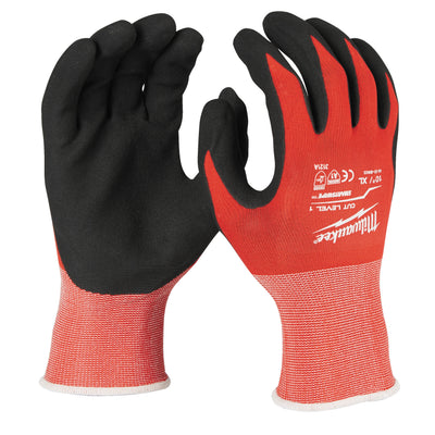 Milwaukee accessoires gedipte werkhandschoenen | snijklasse 1 a - xl 10 | 1 paar - 4932471418