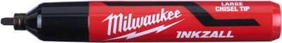 Milwaukee accessoires inkzall zwarte l beitelpunt marker - 4932471555
