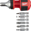 Milwaukee accessoires 8 in 1 compact ratcheting multi-bit schroevendraaier - 1pc - 4932471868
