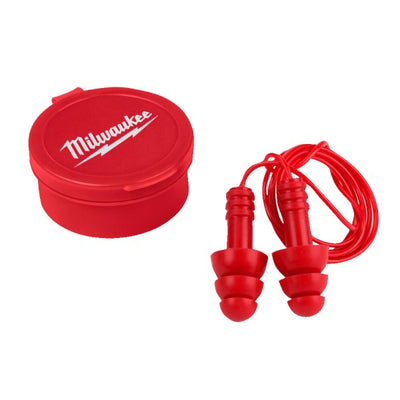 Milwaukee accessoires herbruikbare oordoppen met koord | 3 stuks - 4932471904