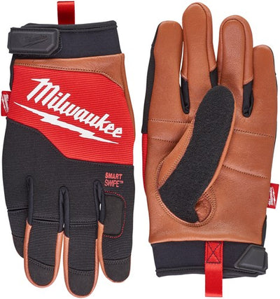 Milwaukee accessoires hybrid lederen werkhandschoenen - l 9 | 1 paar - 4932471913