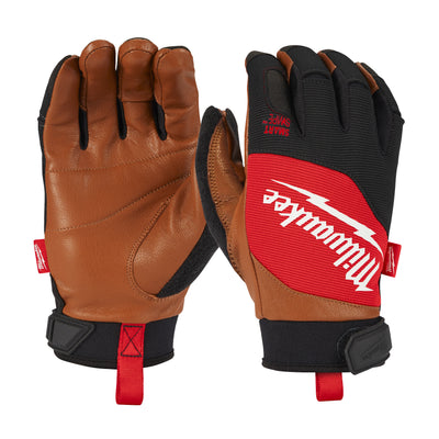 Milwaukee accessoires hybrid lederen werkhandschoenen - xl 10 | 1 paar - 4932471914