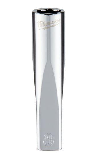 Milwaukee accessoires 1 4 ratel dop ,metrisch lang -8mm - 4932478328