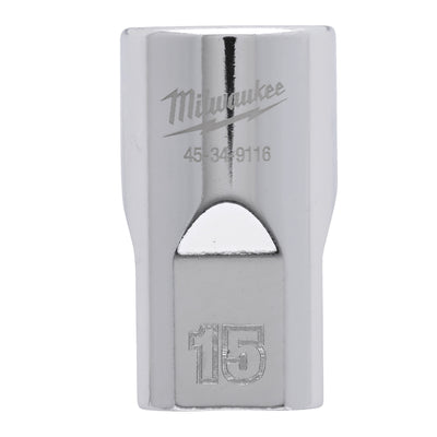 Milwaukee accessoires 1 2 dop metrisch - 15 mm - 4932480013