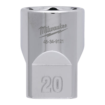 Milwaukee accessoires 1 2 dop metrisch - 20 mm - 4932480018