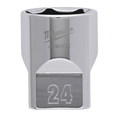 Milwaukee accessoires 1 2 dop metrisch - 24 mm - 4932480022