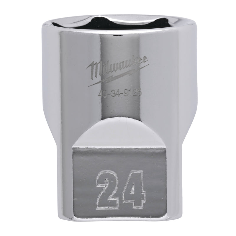 Milwaukee accessoires 1 2 dop metrisch - 24 mm - 4932480022