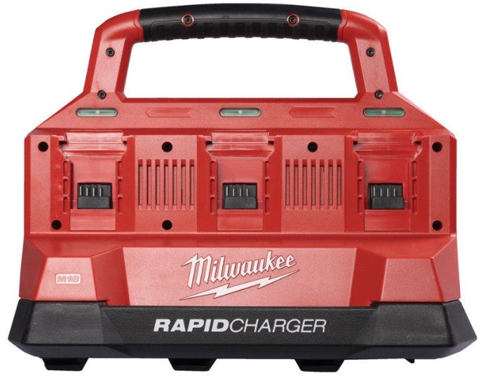 Milwaukee m18 pc6 packout™ dual-bay snellader 18v - 4932480162