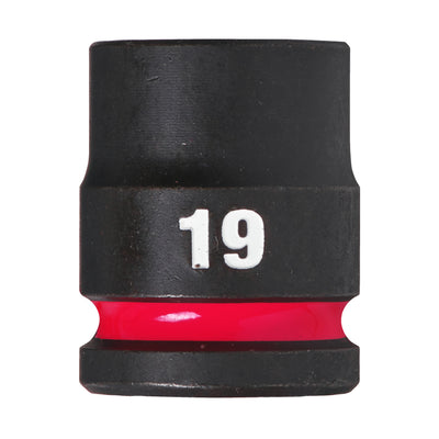 Milwaukee accessoires shockwave krachtdop 1 2 kort 19 mm | 1 stuk - 4932480313