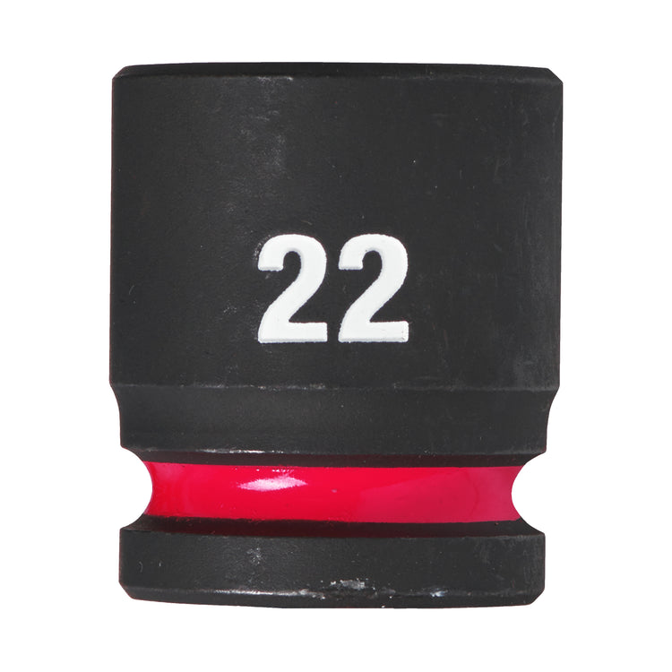 Milwaukee accessoires shockwave krachtdop 1 2 kort 22 mm | 1 stuk - 4932480316