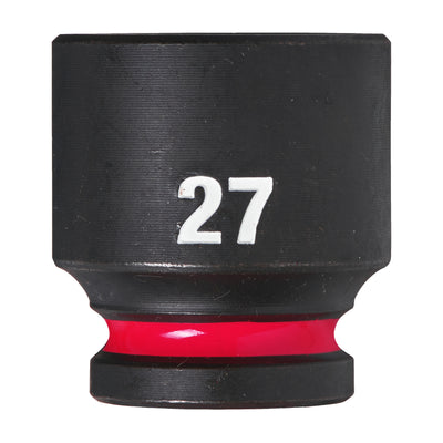 Milwaukee accessoires shockwave krachtdop 1 2 kort 27 mm | 1 stuk - 4932480321