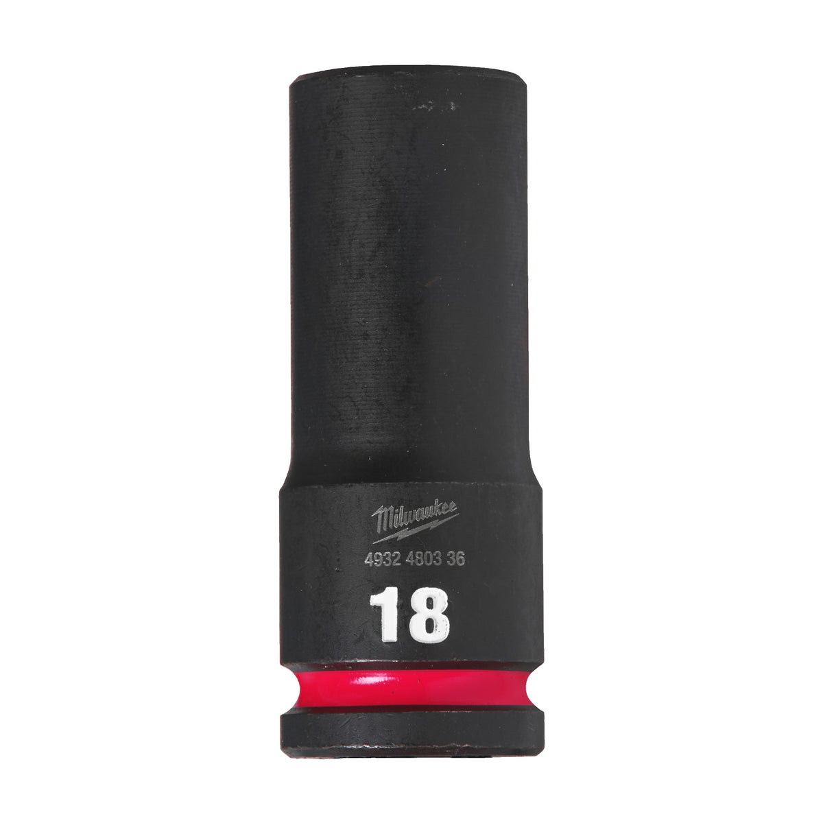 Milwaukee accessoires shockwave krachtdop 1 2 lang 18 mm | 1 stuk - 4932480336