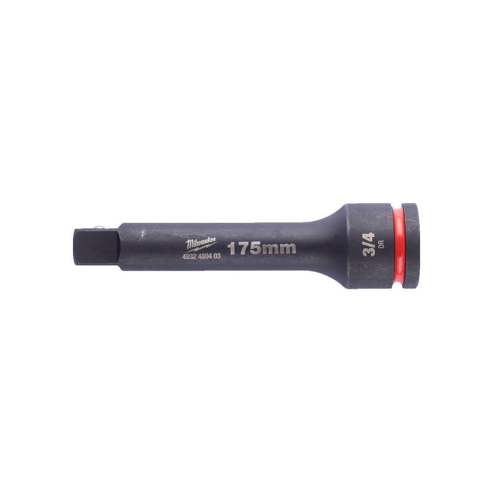 Milwaukee accessoires slagdop extentie shockwave 3 4 175mm | 1 stuk - 4932480403