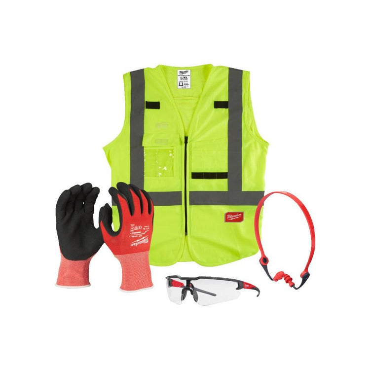 Milwaukee accessoires construction ppe veiligheidskit - g.10 xl - 4932492063