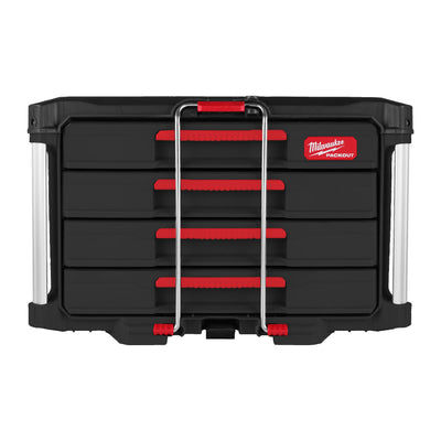 Milwaukee packout 4 drawer tool box packout™ box 4 lades 363 x 564 x 414 - 4932493189