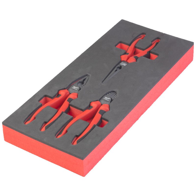 Milwaukee accessoires foam inlay tangenset (3-delig) (4932492462 4932492463 4932492465) - 4932493256