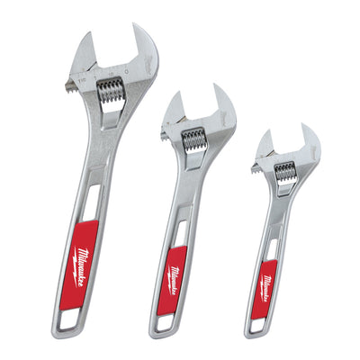 Milwaukee verstelbare moersleutel triple pack | 3-delig | 150 200 250 mm - 4932493414