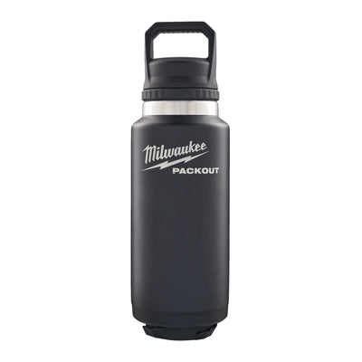 Milwaukee packout™ 1065 ml fles met deksel zwart - 4932493468