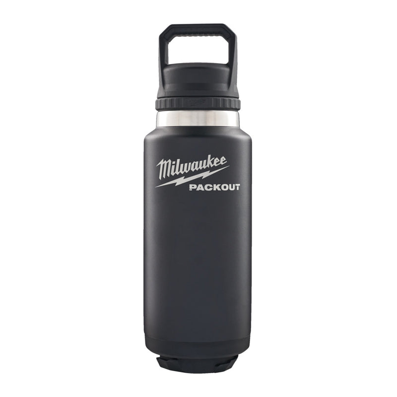 Milwaukee packout™ 1065 ml fles met deksel zwart - 4932493468